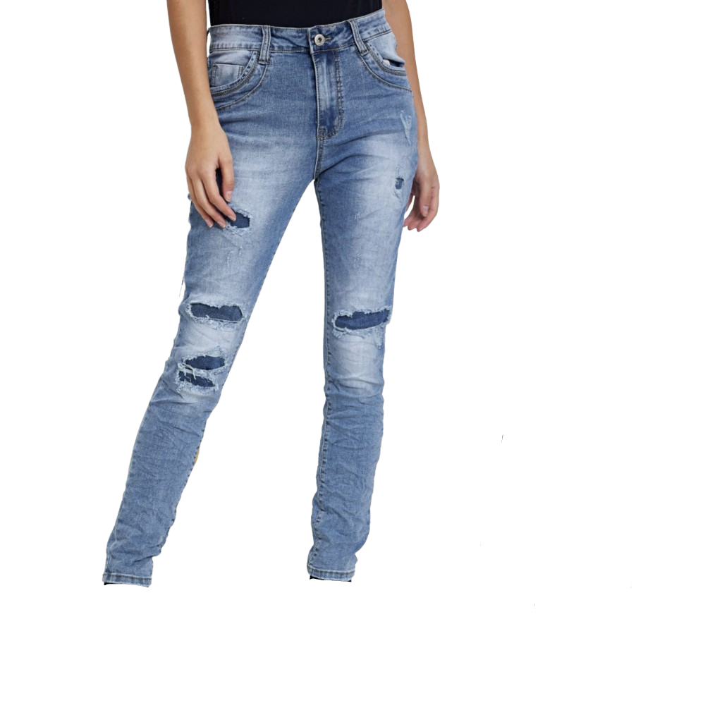 Jewelly Jeans m Slid Blå