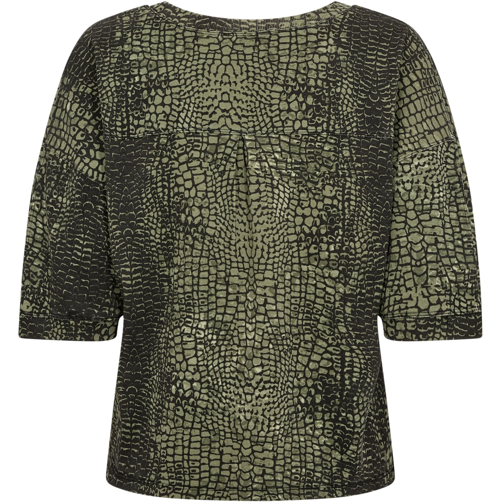 Nü Denmark Enola T-shirt Army Croco