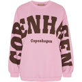 Marta Du Chateau Hibiscus Sweatshirt Pink