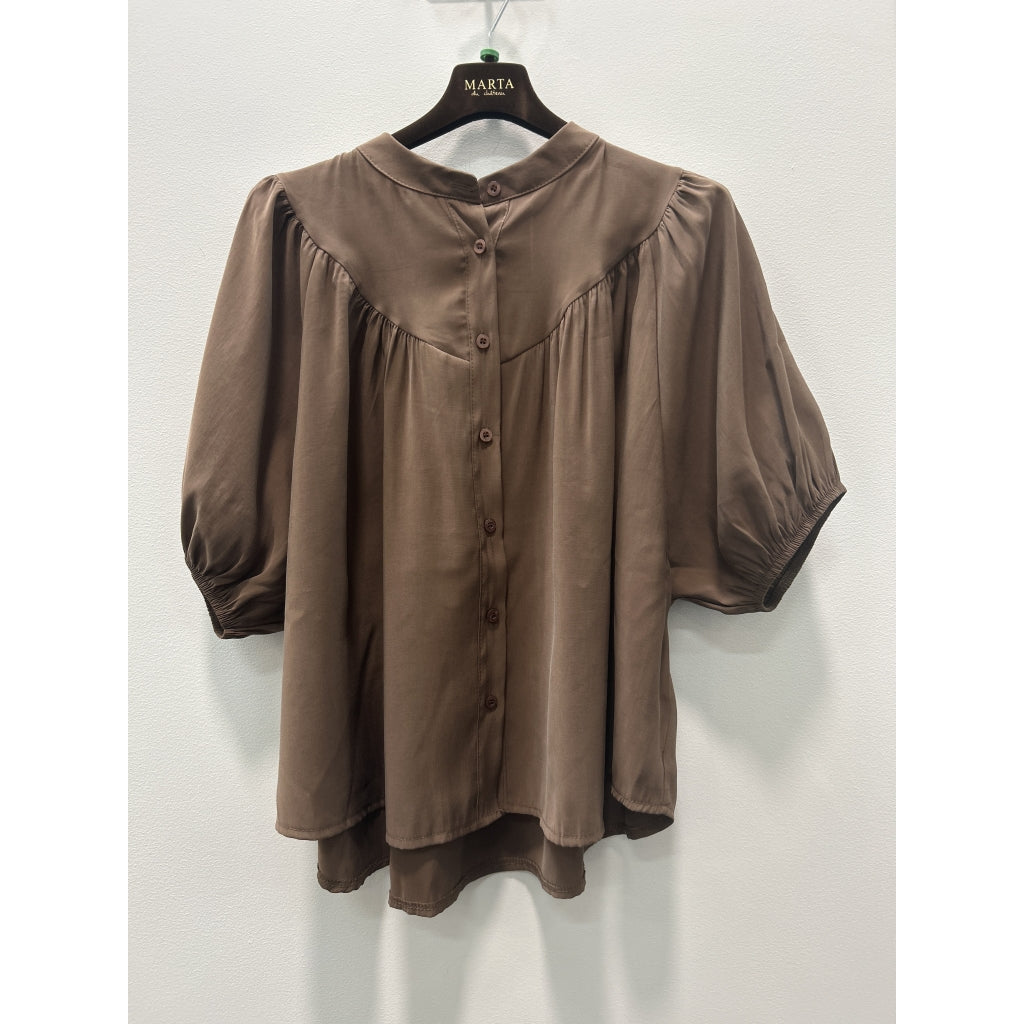 Marta Du Chateau Melodie Bluse Brun