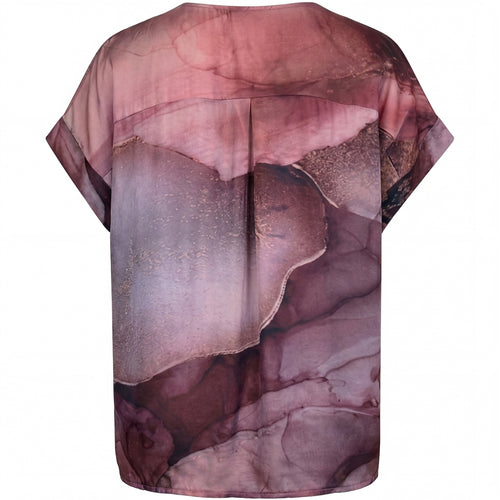 Nü Denmark Cilje Bluse Print Lilla