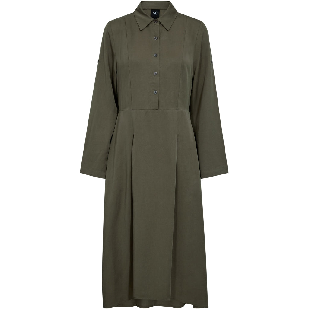 Nü Denmark Cecilia Kjole Army Grøn