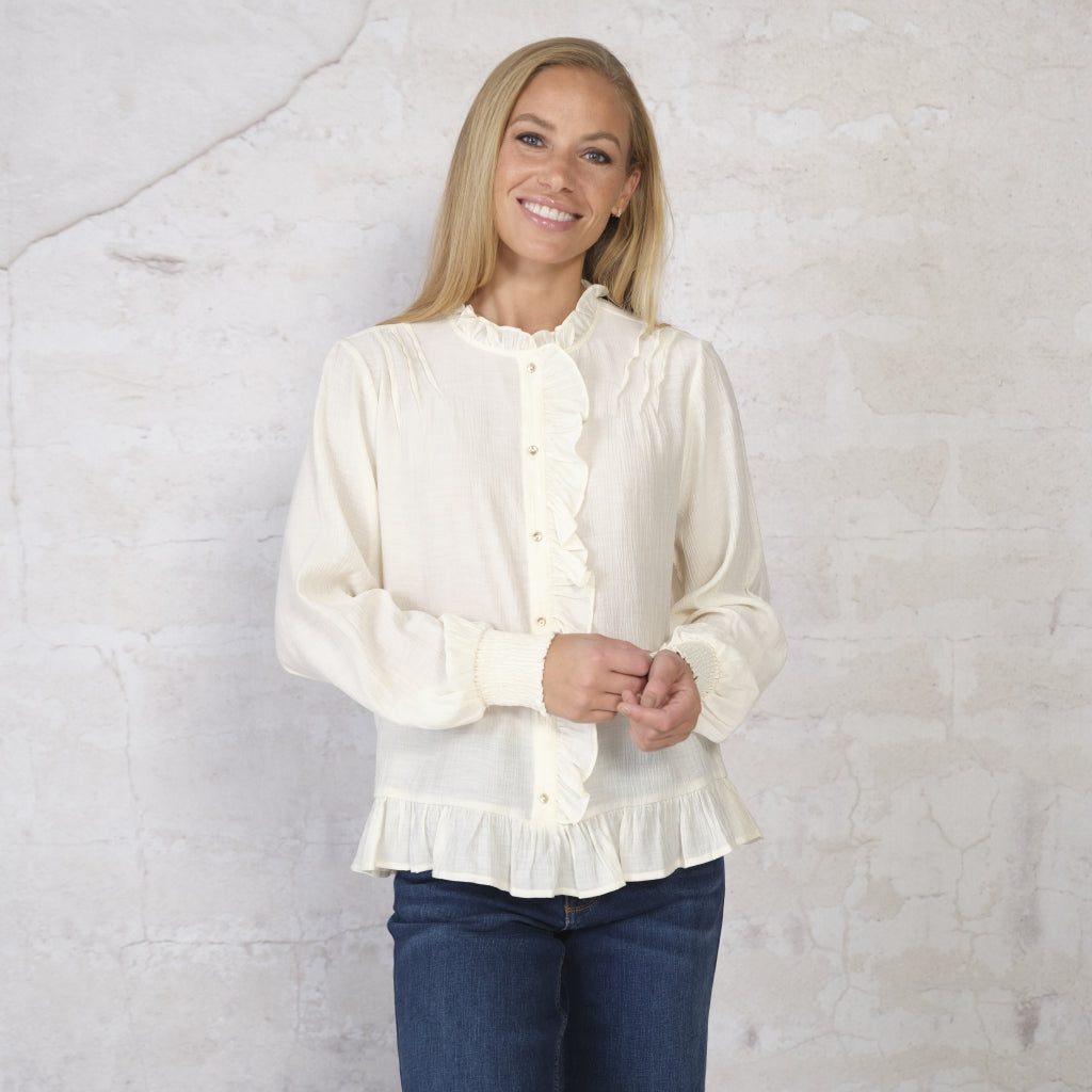Prepair Gaya Bluse Off White