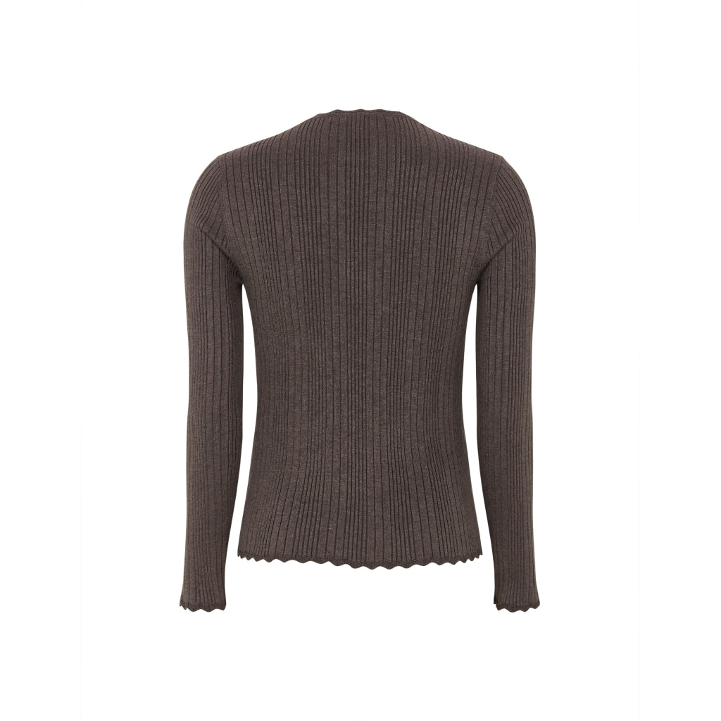 Soft Rebels Marla Strik Lace Edge Coffee Quartz Brun