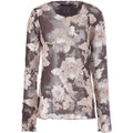 One Two Florana T-shirt Chocolate Plum Brun