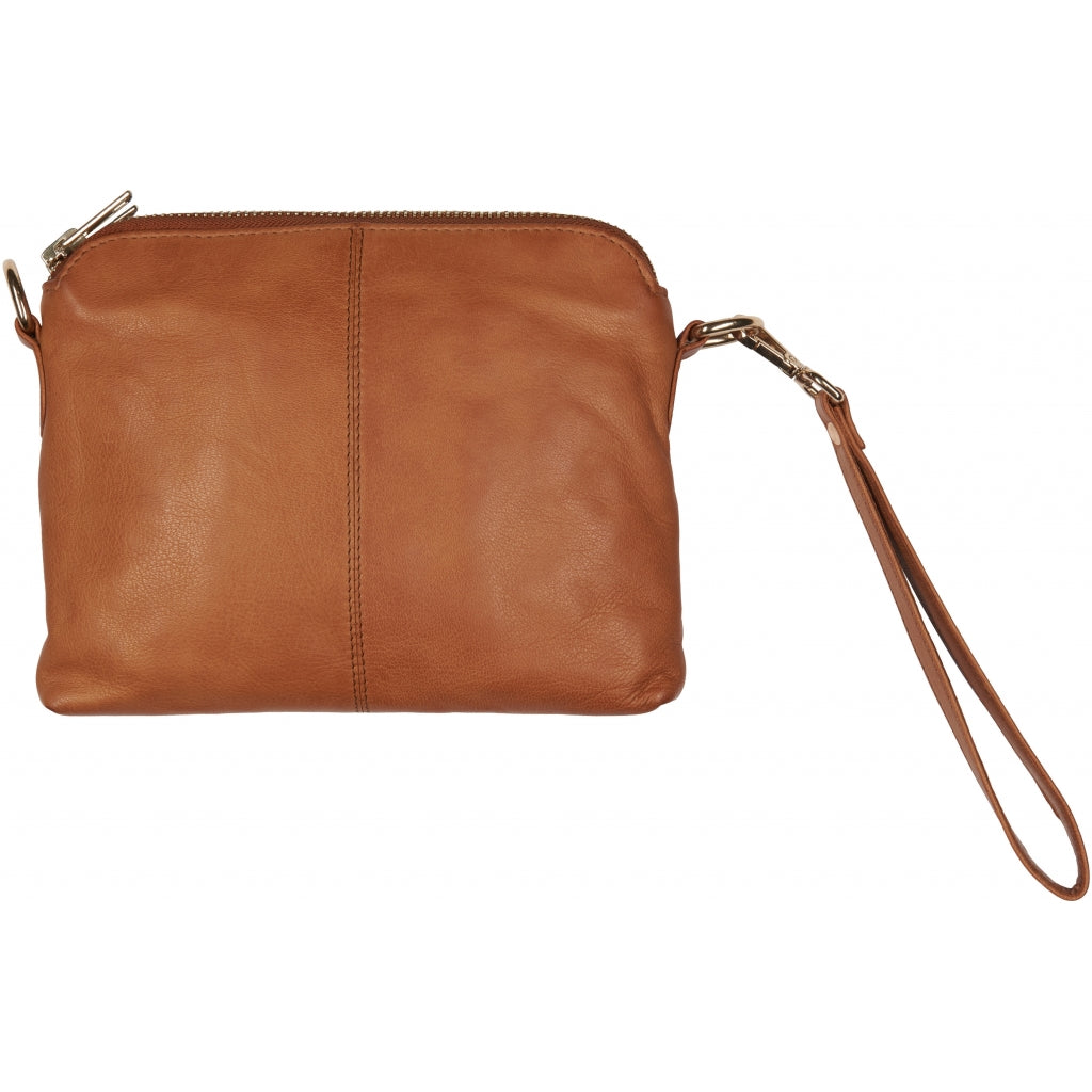 Orchid Clutch Cognac