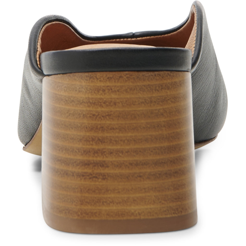 WODEN Emma Mule Sko Læder Sort