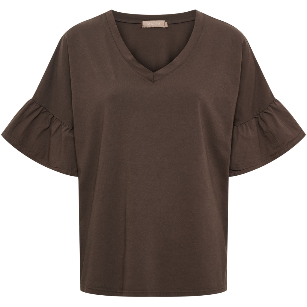 Marta Du Chateau Sabela T-shirt Moro Brun