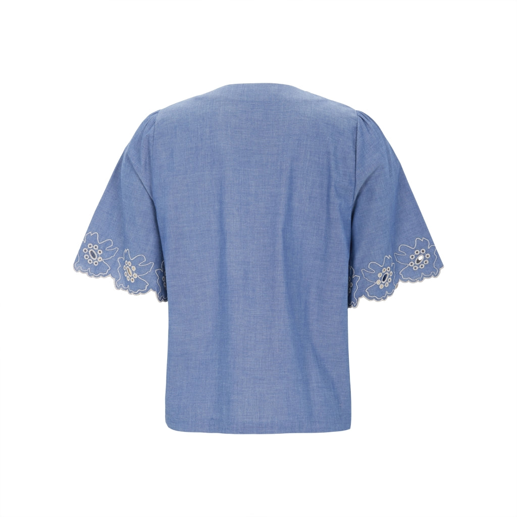 Soft Rebels Gada Skjorte Indigo Blå