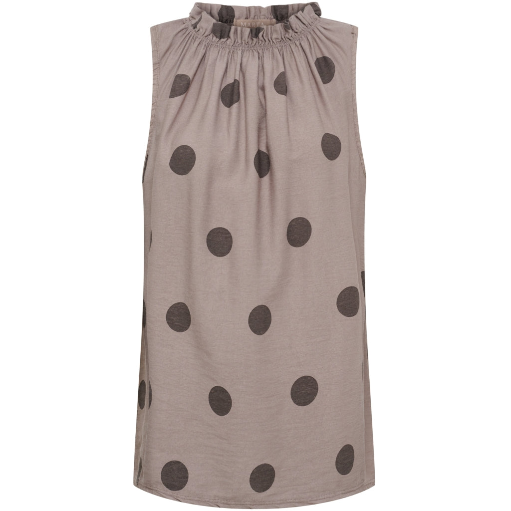 Marta Du Chateau Lucina Top Fango Brun