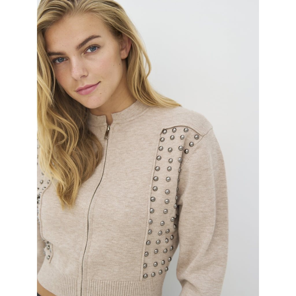 Nü Denmark Charlie Cardigan Strik Seasand Mix