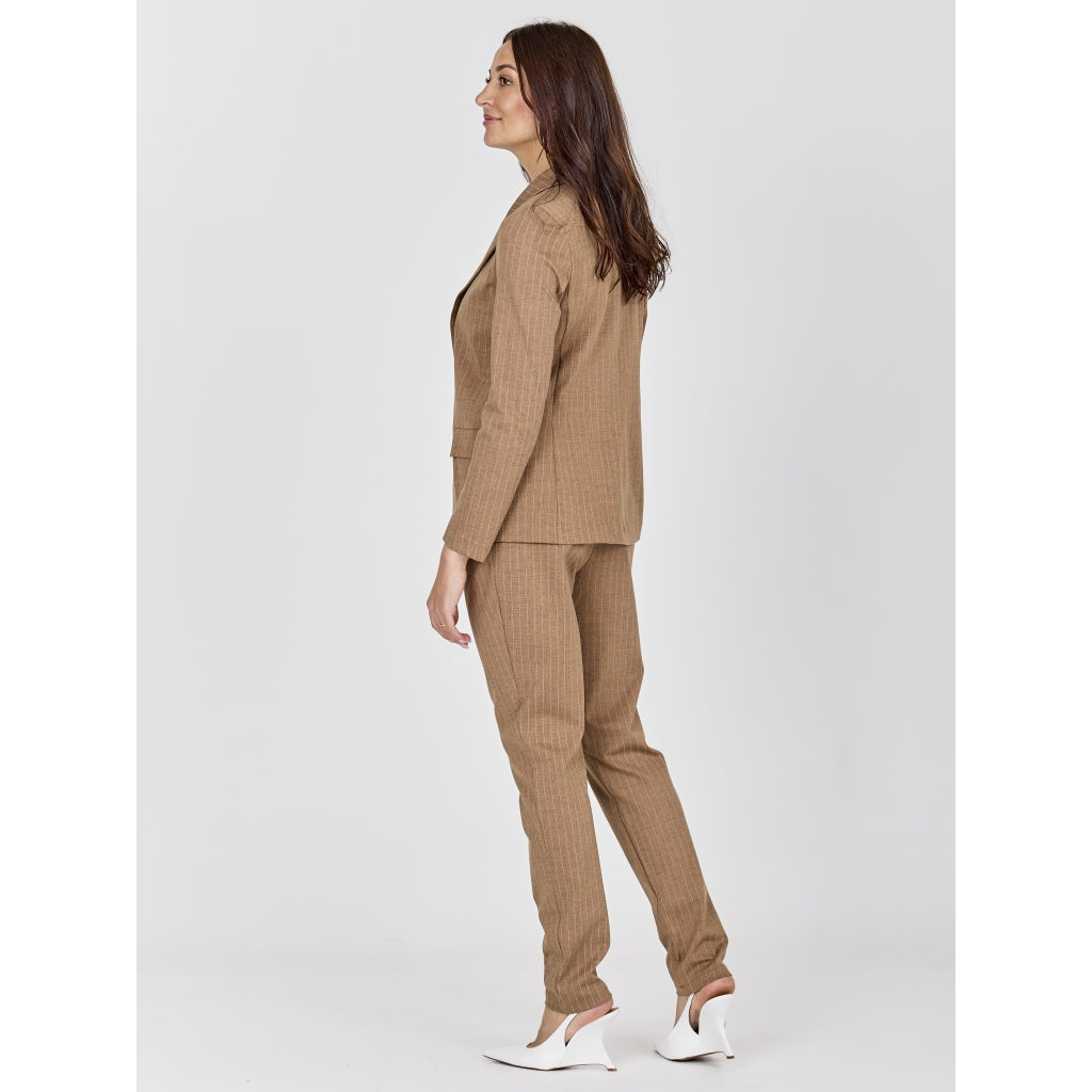 Nü Denmark Commy Blazer Dark Earth Mix Brun