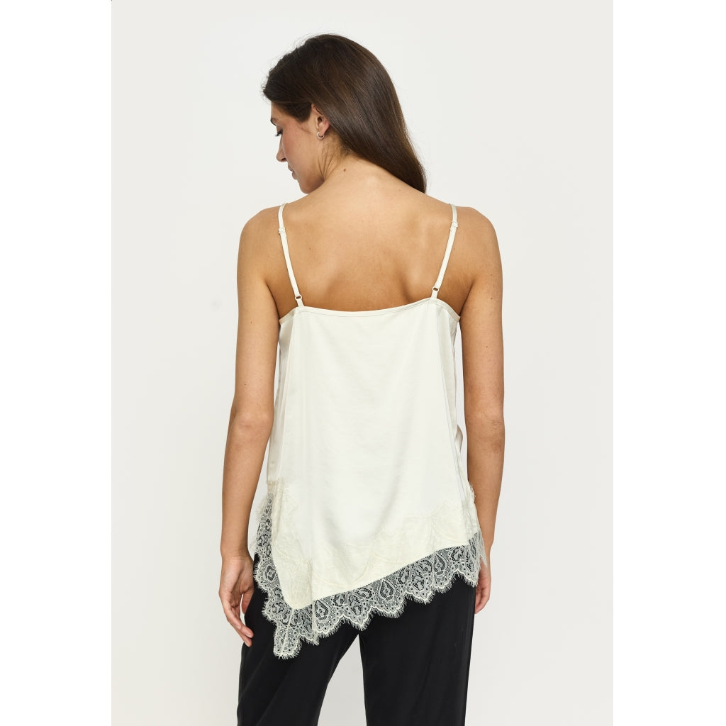 Soft Rebels Brielle Top Arctic Wolf Hvid