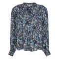 Soft Rebels Ember Bluse Multi Pop Blomster Azure Blå