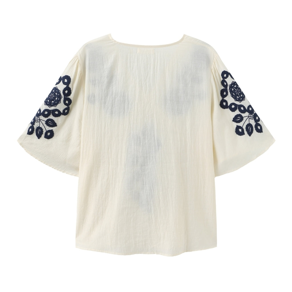 One Two Agnethe Bluse Night Blå