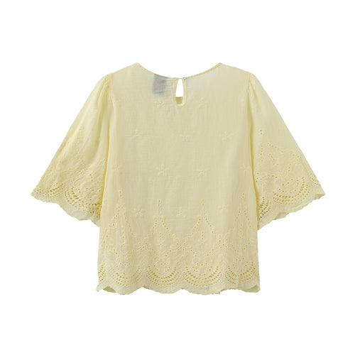 One Two Virginia Bluse Lys Gul