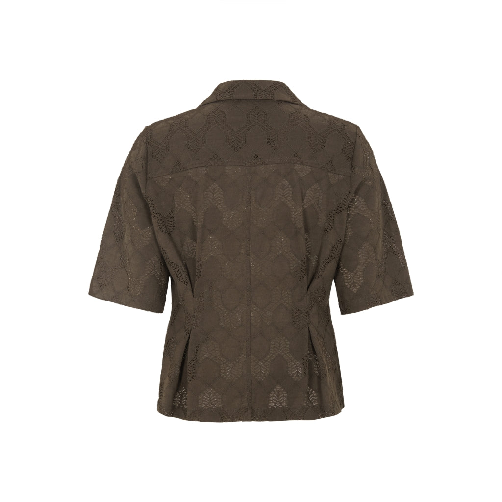 Soft Rebels Adalia Skjorte Slate Brun