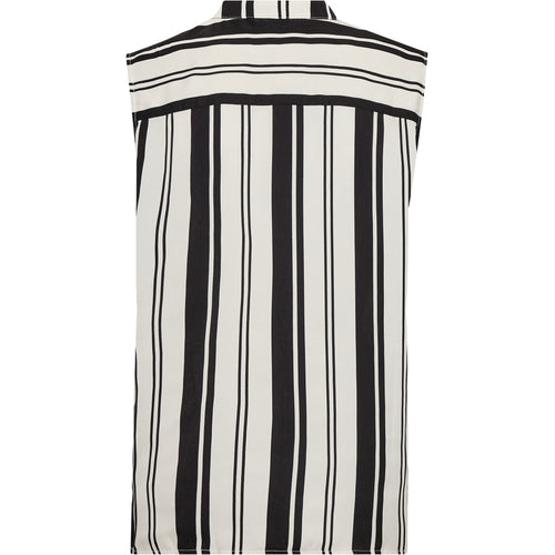 Nü Denmark Dora Bluse Strib Sort