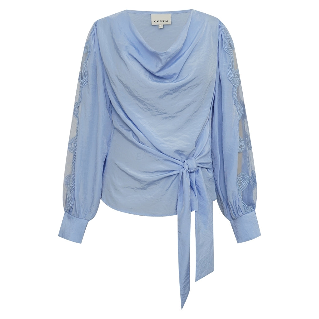GOSSIA EmelieGO Bluse Soft Blå