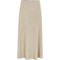 Soft Rebels Samantha Midi Nederdel Crockery Beige