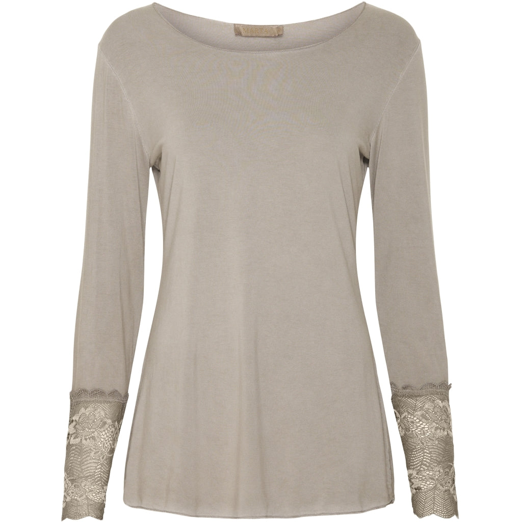 Marta Du Chateau T Shirt m Blonde Ærme Fango