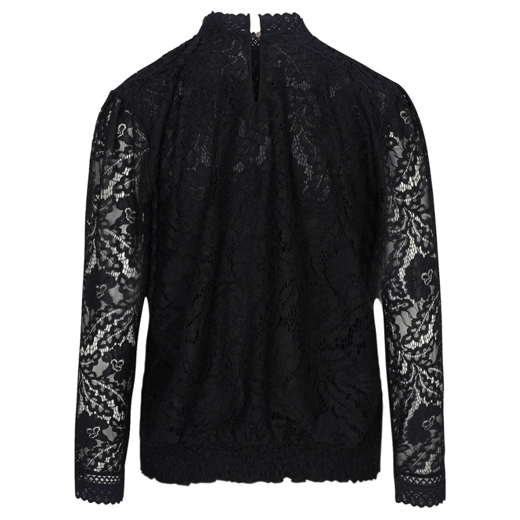 One Two Laizy Bluse Sort