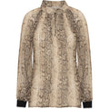 CostaMani Evelin Plizze Skjorte Animal Print
