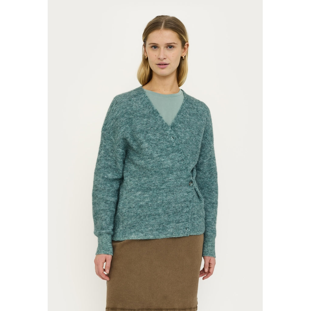 Soft Rebels Alliy Strik Cardigan Abyss Grøn