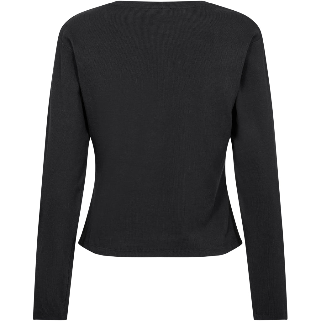 Nü Denmark Erin T-shirt Langærmet Sort