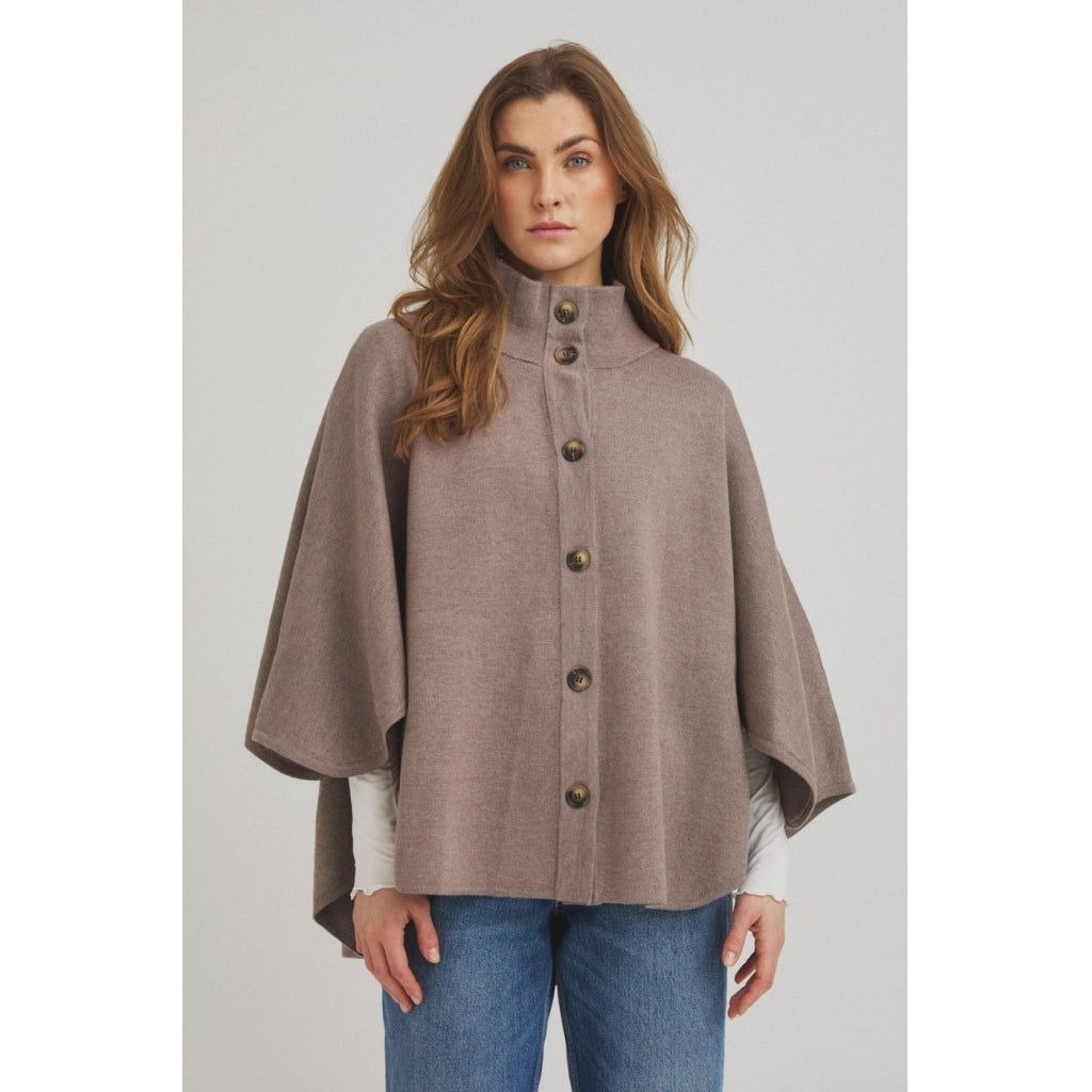 One Two Birdie Poncho Rain Drum Brun