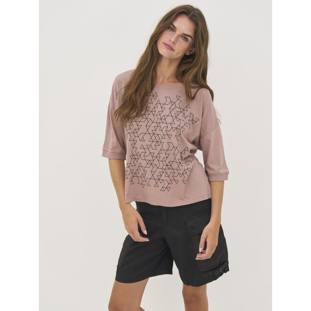 Nü Denmark Delin T-shirt Rosa