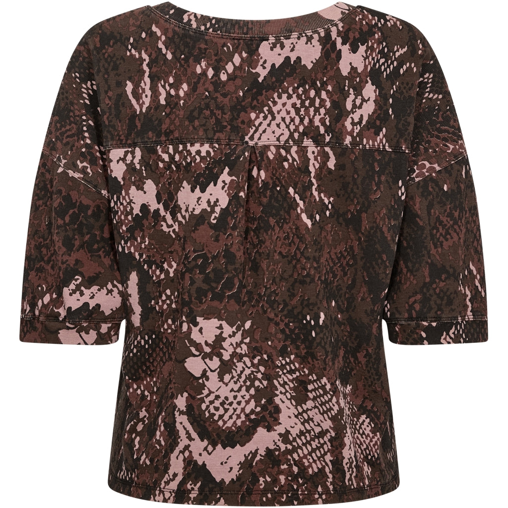 Nü Denmark Enola T-shirt Rosa Snake