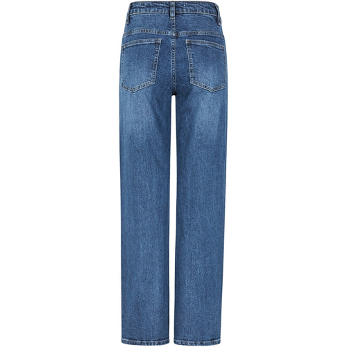 Soft Rebels Willa Jeans Wide Midwaist Imagine Mørk Blå
