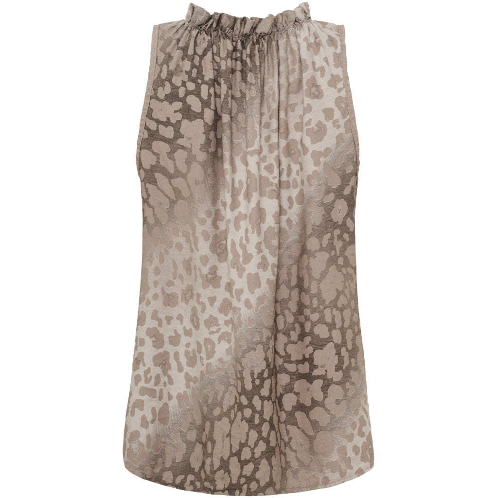Marta Du Chateau Lucina Top Leo Fango Beige