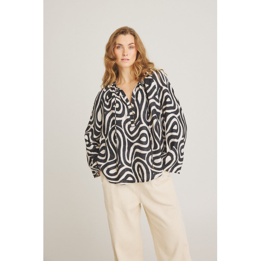 One Two Eivoa Bluse Phantom