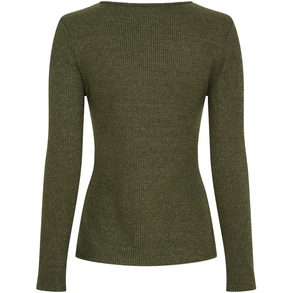 Marta Du Chateau Lunara T-shirt Langærmet Oliven Grøn