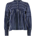 Continue CPH Joey Bluse Stribet Blå