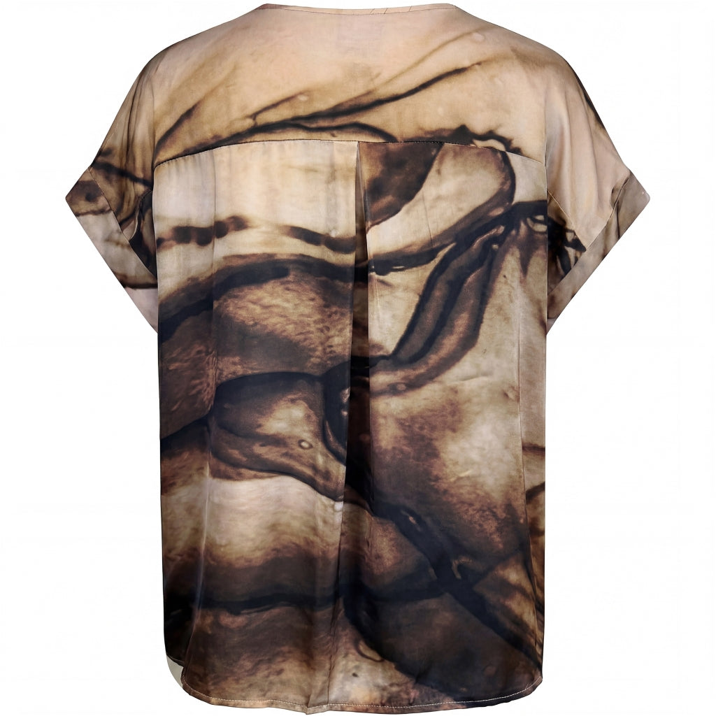 Nü Denmark Cilje Bluse Print Brun
