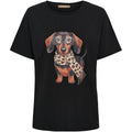 Marta Du Chateau Inge T-Shirt Gravhund Sort