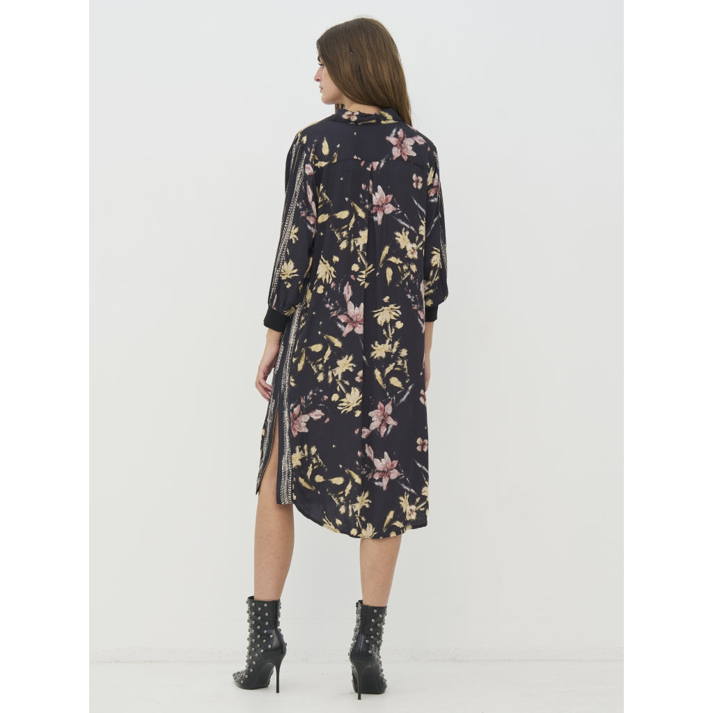 Nü Denmark Cara Kjole Blomster Sort