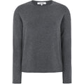 Soft Rebels Marla Strik O-Neck Roll Chimera Melange Grå