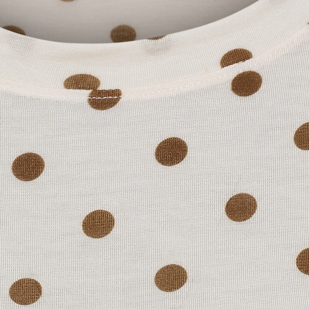 Marta Du Chateau Elissa Top Prikker Beige