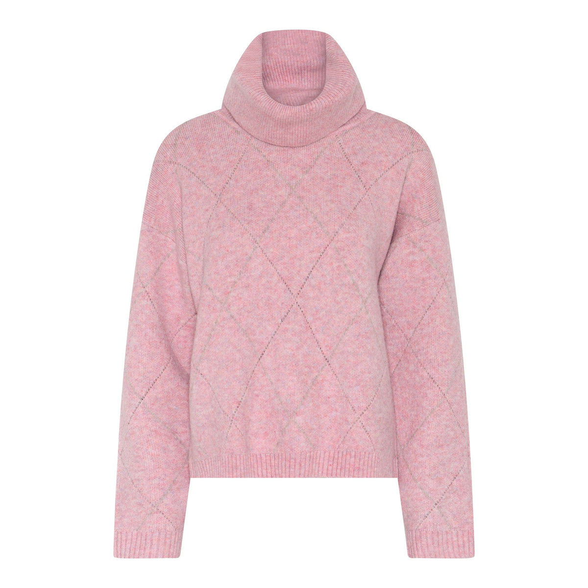 Soulmate Dizzy 2 Strik Pullover Rosa