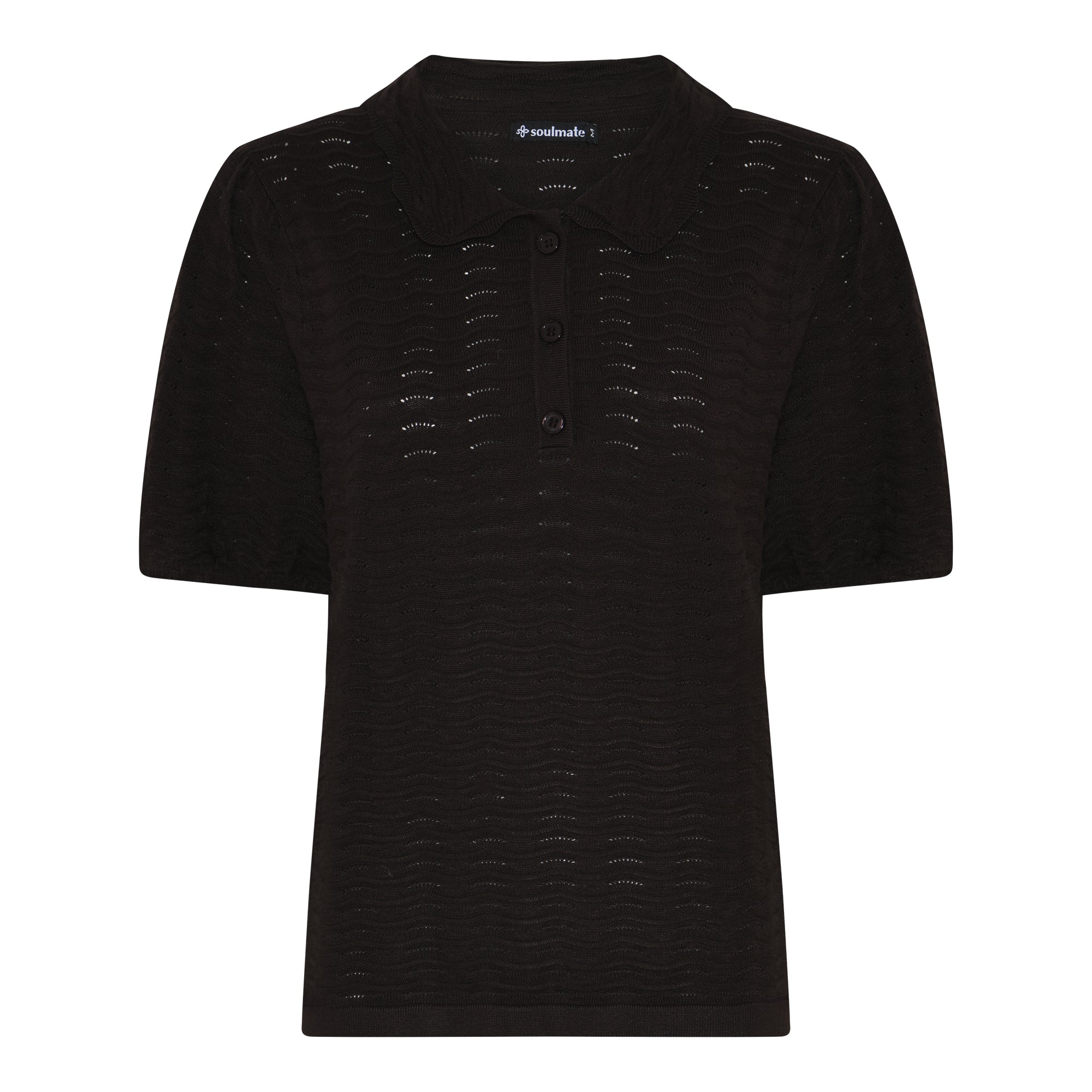 Soulmate Demie 2 Strik Pullover Mørk Brun