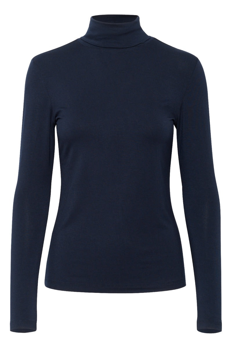 KAFFE Yoko Rollneck Midnight Blå