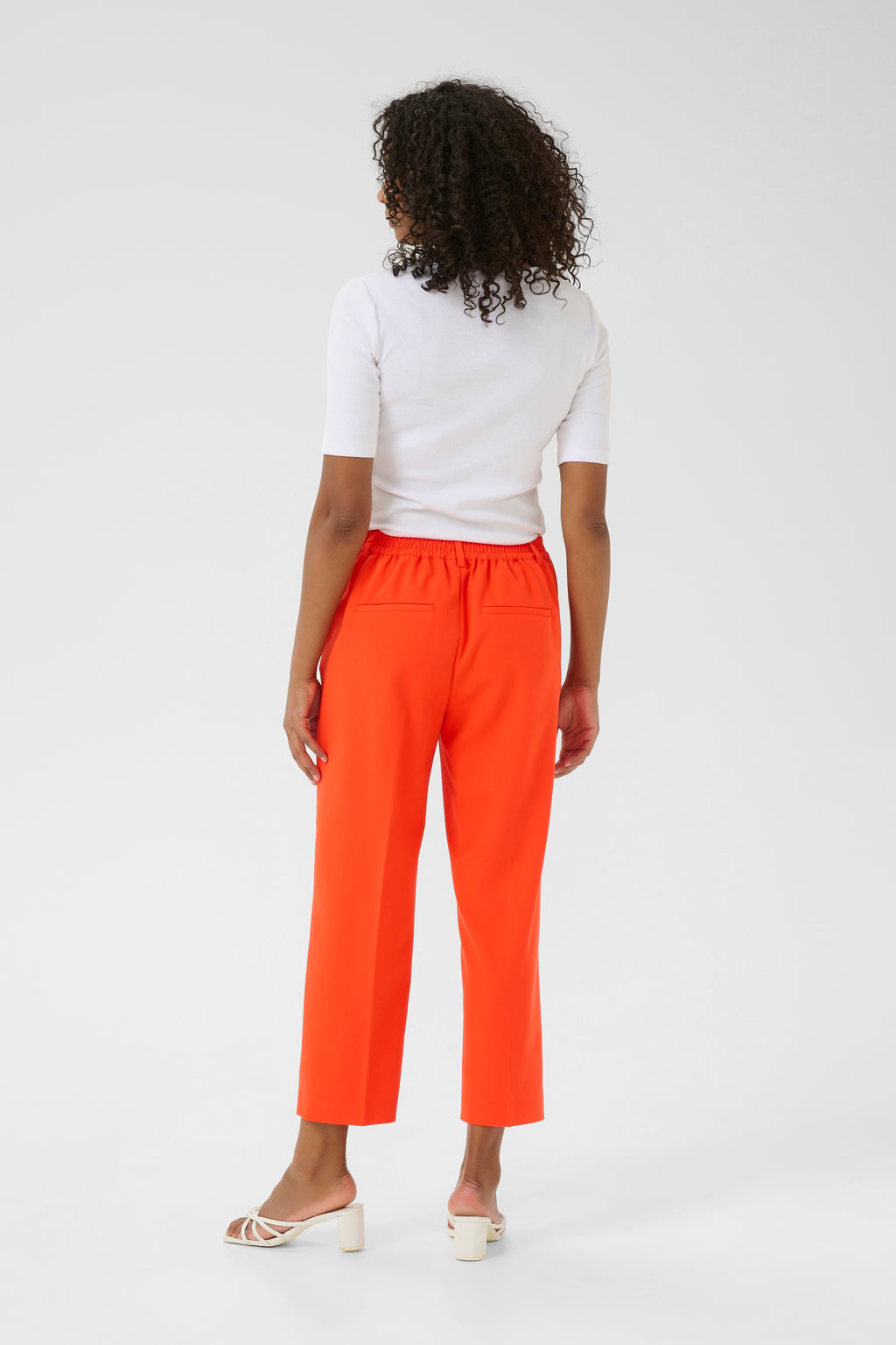 KAFFE Sakura HW Cropped Buks Grenadine Orange