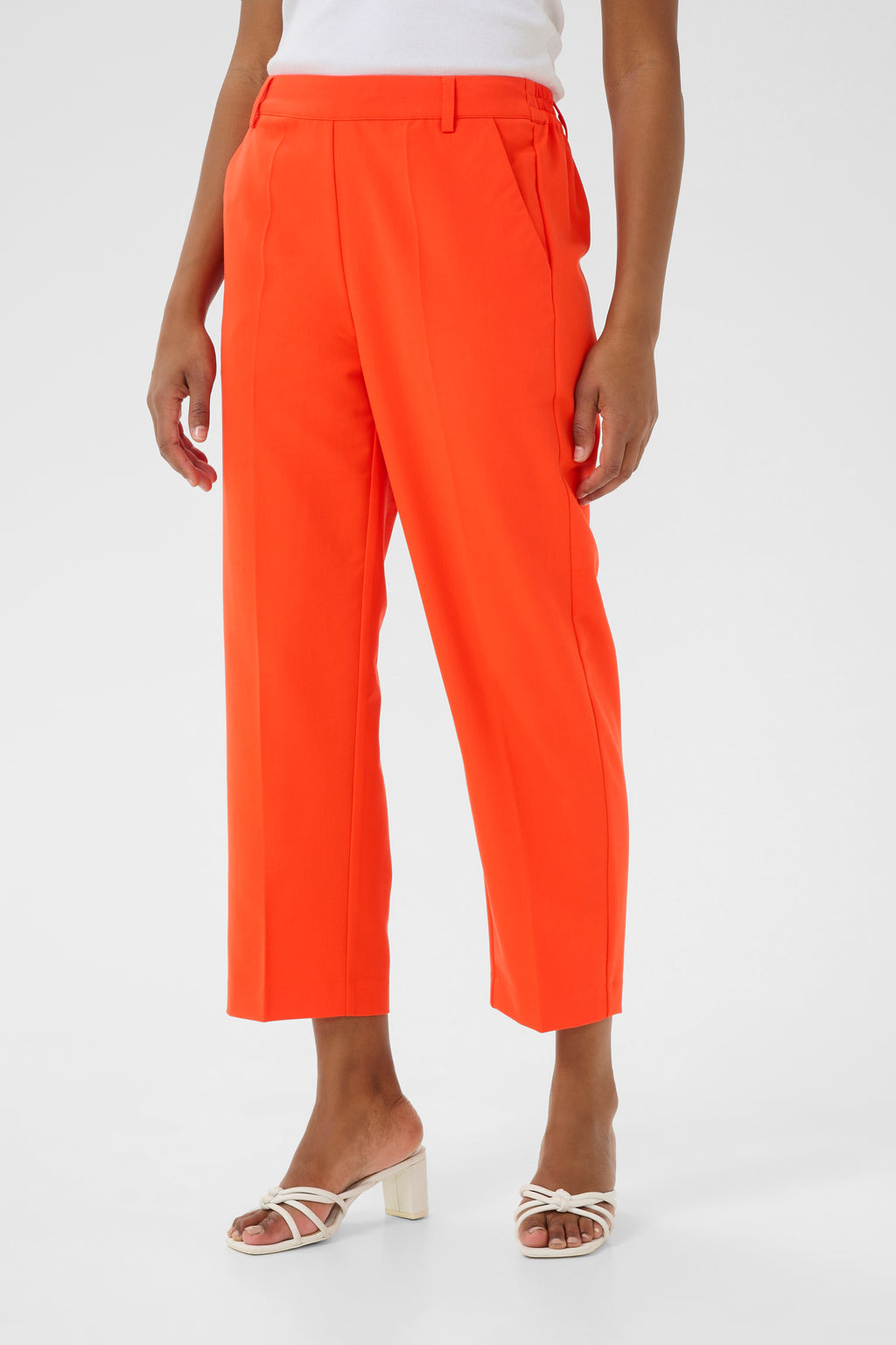 KAFFE Sakura HW Cropped Buks Grenadine Orange