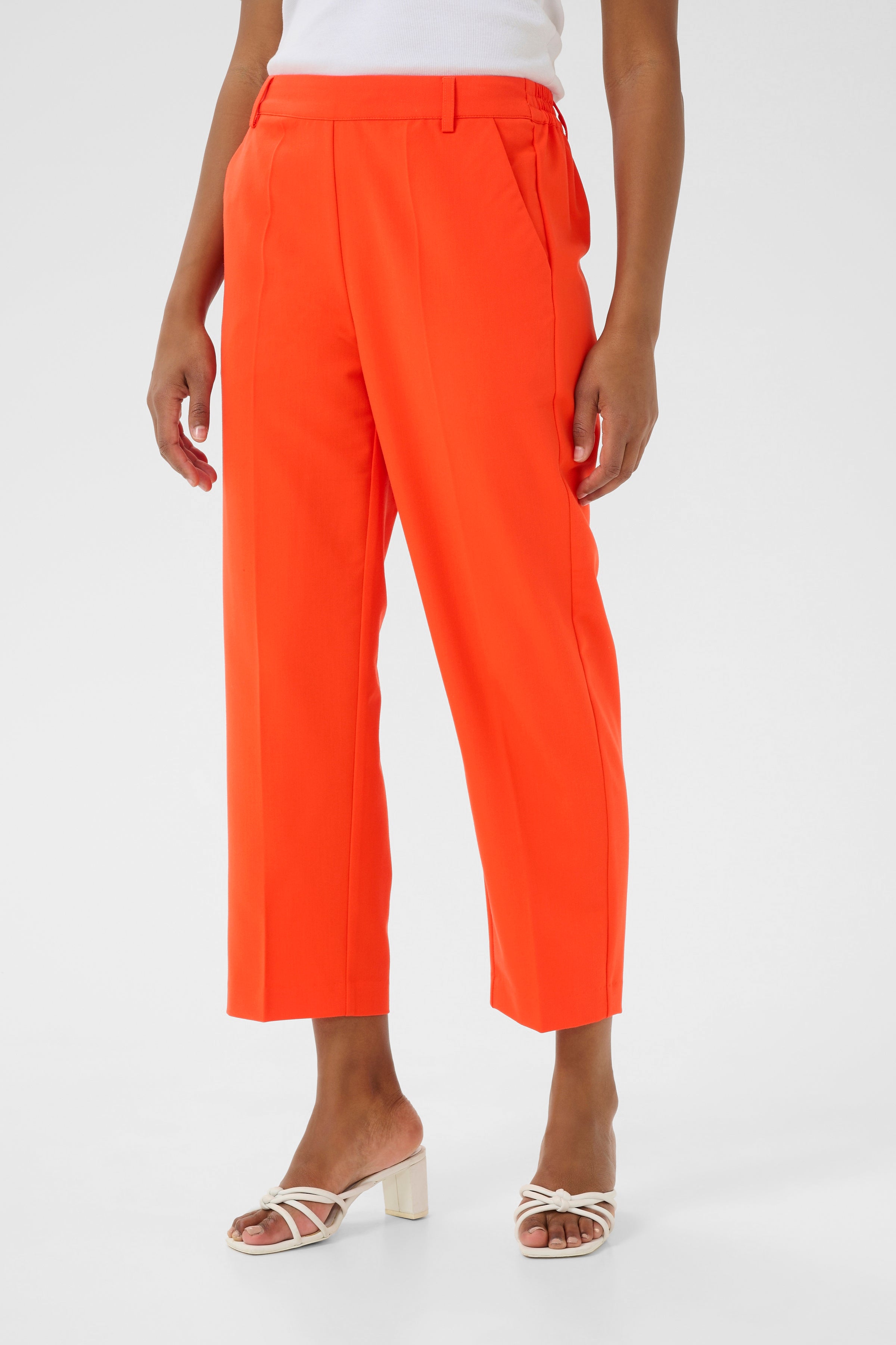 KAFFE Sakura HW Cropped Buks Grenadine Orange