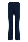 KAFFE Vicky Straight Jeans Dark Blå Denim