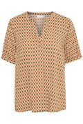 KAFFE Sally Tilly Bluse Grape Spades